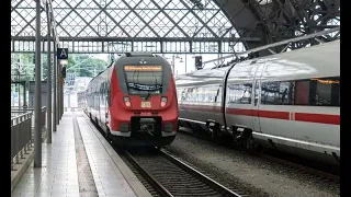Всё о поездах в Германии, билеты, штрафы, опоздание поезда и прочее. Едем с юга на север Германии.
