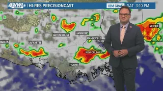 New Orleans Weather: More rain expected before dry stretch to start the week