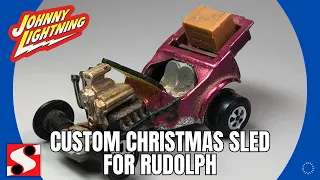 Diecast Intl. Builders Holiday Inv. - Rebel Rudolph's Sled - Custom Topper JL T.N.T.