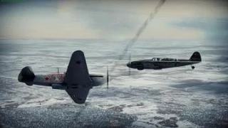 Вылет на Як-9Т. Поединок с асом на Bf 109 F4. СБ.