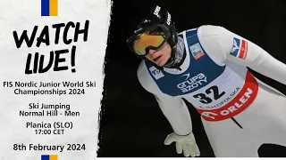 LIVE: FIS Nordic Junior World Ski Championships 2024 Planica - Normal Hill HS 102 Men 17:00 CET