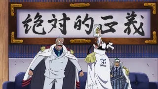 Sengoku snatches Garp’s snacks | ONE PIECE