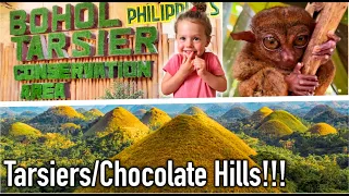 TARSIERS & ATVing the CHOCOLATE HILLS!! Bohol Countryside Tour, Bohol, Philippines