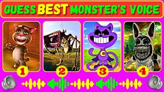 Guess Monster Voice Talking Tom, MegaHorn, CatNap, Zoonomaly Coffin Dance