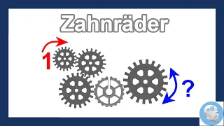 Zahnrad-Rotation | In welche Richtung drehen sich die Zahnräder? Welches dreht sich am schnellsten?