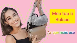 Meu top 5 bolsas 👛 / As que mais uso atualmente / Preços e detalhes