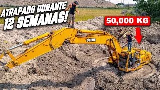 La Excavadora Más Grande y Atascada Que He Recuperado