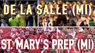 De La Salle vs. St. Mary's Prep : Michigan #HSFB - UTR Highlight Mix 2015