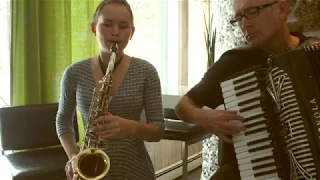 Misirlou -  Accordion Saxophone cover with improvisation