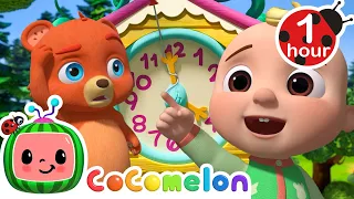 Hickory Dickory Dock | CoComelon Animal Time - Learning with Animals | Nursery Rhymes for Kids