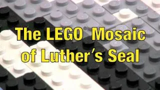 The LEGO Mosaic of Luther's Seal