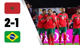 Morocco VS Brazil - 2-1 - All Goals & Extended Highlights 2023