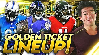 I'm Back.. ALL "GOLDEN TICKET" LINEUP! MOST EXPENSIVE TEAM IN THE GAME! Madden 20 Ultimate Team