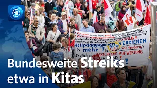 Warnstreiks in Kitas und Ganztagsschulen