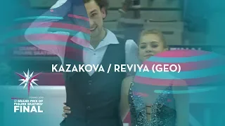 Kazakova / Reviya (GEO) | Ice Dance Rhythm Dance | ISU GP Finals 2019 | Turin | #JGPFigure