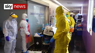 Coronavirus: Inside an intensive care unit in Barcelona's Hospital Del Mar