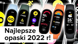 Nie tylko Mi Band 7! Najlepsze opaski sportowe 2022 r.