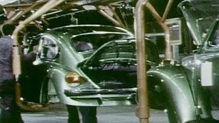 1973 Volkswagen Beetle Production Line