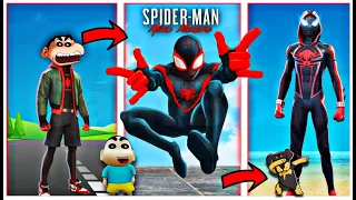 SHINCHAN and CHOP Survivng As SPIDERMAN MILES MORALES ! | SPIDERMAN MILES MORALES | IamBolt Gaming