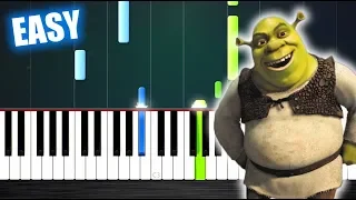 Shrek - Fairytale - EASY Piano Tutorial by PlutaX