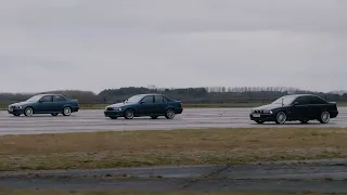 Watch BMW M5 E39 Battle Alpina B10 V8 And B10 V8S In Close Drag Races