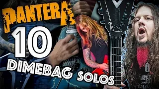 10 DIMEBAG SOLOS