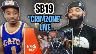 AMERICAN RAPPER REACTS TO -SB19 performs "CRIMZONE" LIVE on the Wish USA Bus