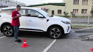 Chery Tiggo 7 Pro Max AWD на искусственных неровностях