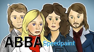 ABBA, 1975 Speedpaint