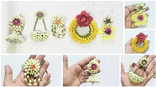 Real flower Earrings| 5 different types of Real flower Earrings|Real flower jewellery