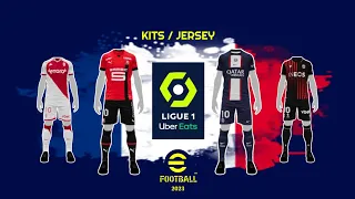 Kits/jersey Ligue 1 uber eats/Liga Prancis Efootball Pes 2023