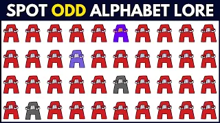 Can You Find The Odd One Out : Alphabet Lore Edition | S01E18