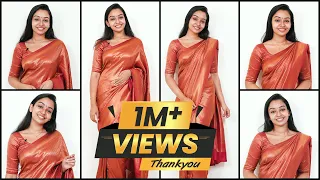 എന്‍റെ സാരി ഉടുക്കൽ ഇങ്ങനെയാണ് | Easy Saree Draping Tutorial | Alice Christy