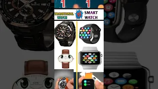 TRADITIONAL WATCH VS SMART WATCH ?#shorts #facts #short @CrazyXYZ