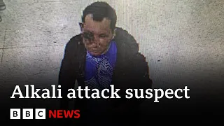 Clapham attack: Hunt for London alkali attack suspect Abdul Ezedi | BBC News
