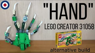 LEGO Creator 31058 Alternative build tutorial HAND、レゴクリエイター31058を”手”に組み替え