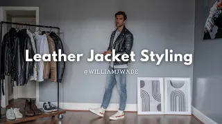 How To Style A Leather Jacket | 5 Jackets 5 Ways