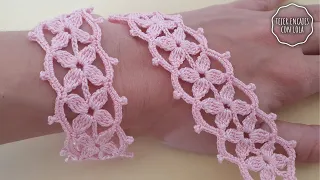 Cómo Tejer Entredós de Encaje | Patrón de Crochet ❣