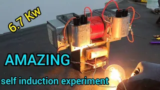 Amazing free energy experiment - self induction project