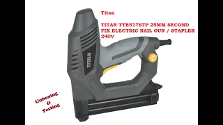 TITAN TTB517STP ELECTRIC NAIL GUN STAPLER