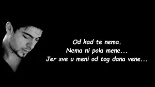 Toše Proeski - Još uvijek sanjam da smo zajedno (Tekst)