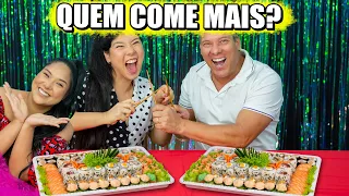 QUEM COME MAIS COMIDA JAPONESA GANHA | Blog das irmãs