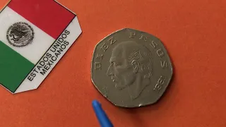 Moneda 10 pesos 1981 Miguel Hidalgo