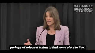 Marianne Williamson, 2024 Democrat Candidate for President, on the climate crisis