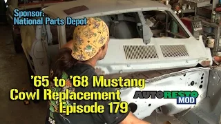 Classic Ford Mustang 1965 1966 1967 1968 Cowl Vent Replacement How to Episode 179 Autorestomod