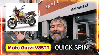 QUICK SPINN, Moto Guzzi V85TT REVIEW