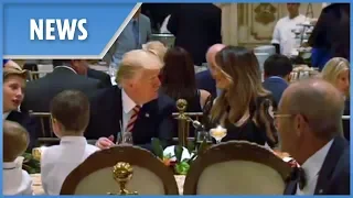 US President Donald Trump and family celebrate Thanksgiving in Florida