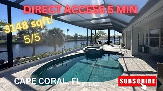 2 BOAT LIFTS DIRECT ACCESS | CAPE CORAL, FL