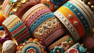Crochet wool Bangels Ideas || Shear Ideas ||  #artist #desighn #ideas #art #crochet #virel #india
