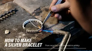 From Recycling Silver To Artistry: An Immersive Experience In The Making Of A Silver Bracelet